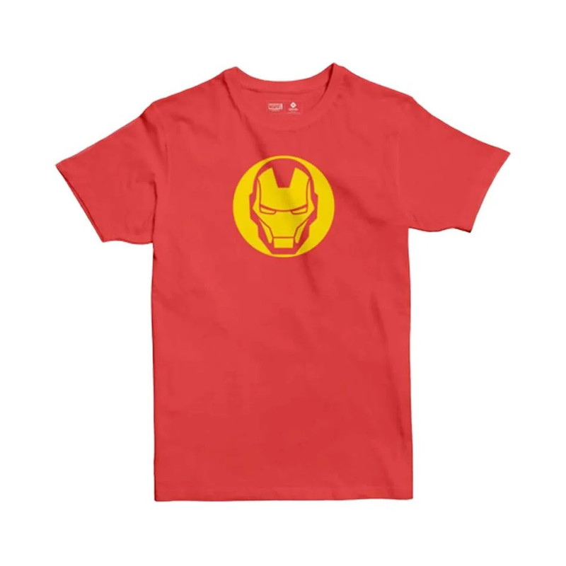 Jobedu Marvel Iron Man Icon T-Shirt - Red - تي-شيرت - Size:Medium